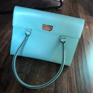 Teal kate spade shoulder bag
